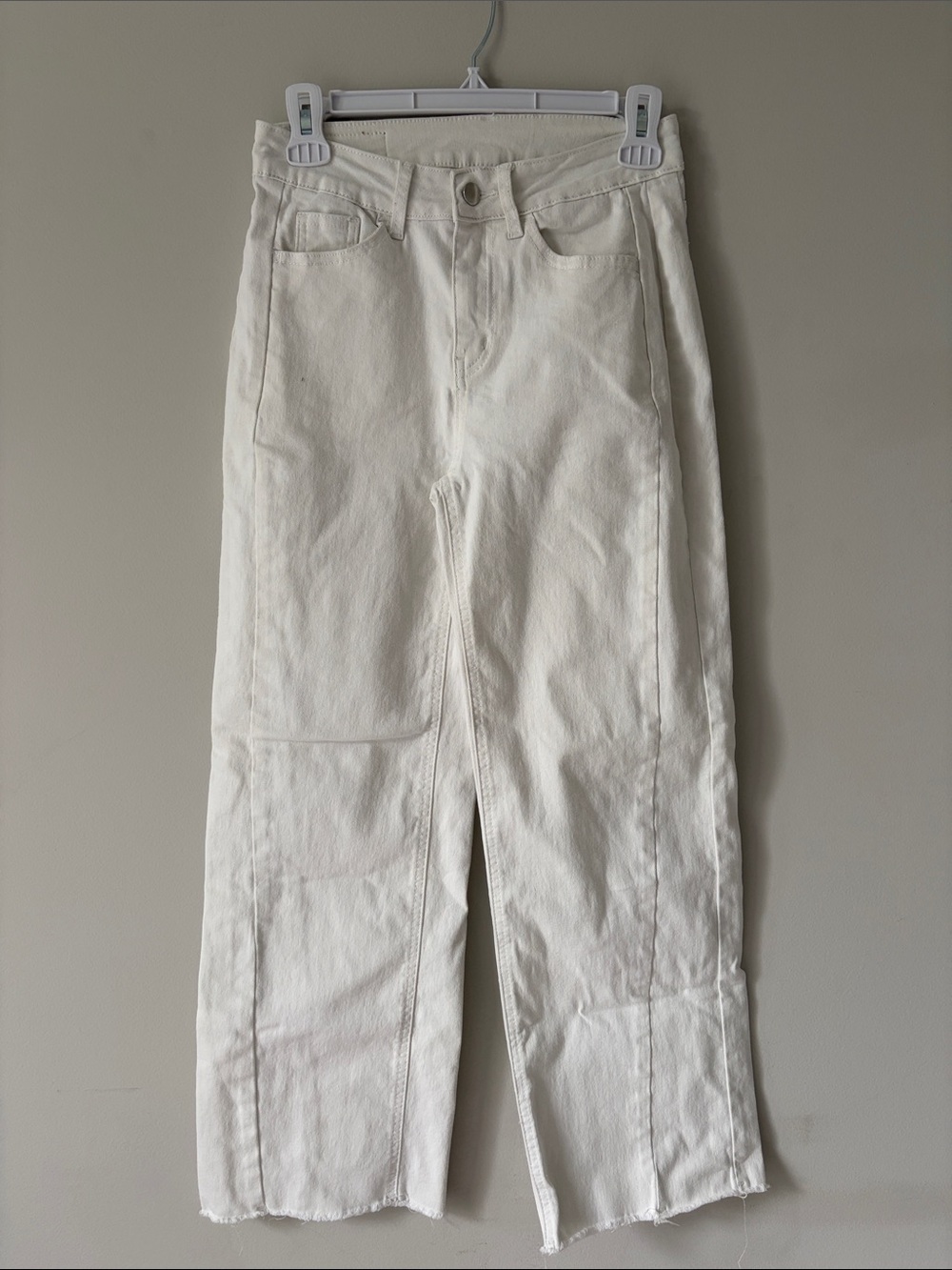 Women's Straight Leg White Pants
